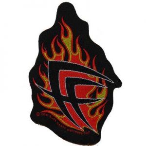 Fear Factory - Flames Cut Out Patch