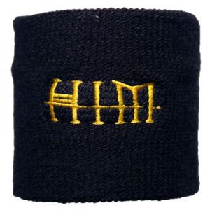 Him - Gold Logo Schwei�band
