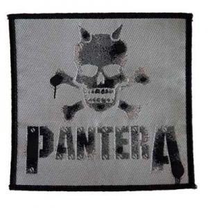Pantera - Skull Stencil Patch