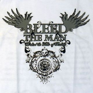 Bleed The Man  - Behind The Walls Of Reality white Girlie Shirt