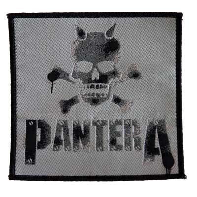 Pantera - Skull Stencil Patch
