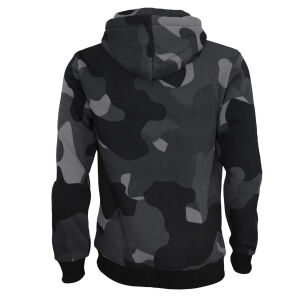 ROCK-IT Apparel Herren Winter Zipper Hoodie, Kapuzenjacke, gefütterter Torso, mit Reißverschluss und Taschen, weicher Stoff, Größen S-5XL, Sweatjacke Night Camo S