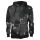 Winter zipped Hoodie Night Camo S