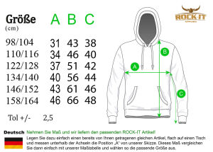 Kids Girlie Zipped Hoodie "Mel"