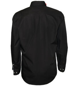 Mens long sleeve traditional shirt  XX-Large Black