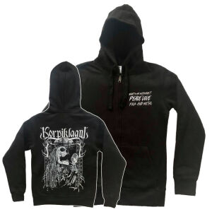 Korpiklaani - Whats my message zipped Hoodie  Medium