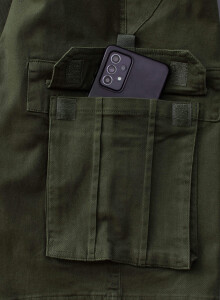 Cargobermuda Short with belt Olive Medium
