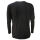 Herren blank heavy Longsleeve Shirt Schwarz XX-Large