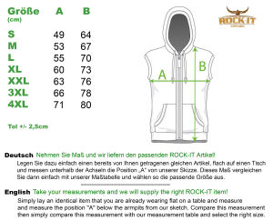 Heavy zipped Hoodie sleeveless