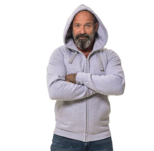Motorrad zipped Hoodie "Outlaw "