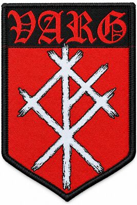 VARG - Runenwappen Patch – Rot