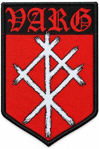 VARG - Runenwappen Patch – Rot