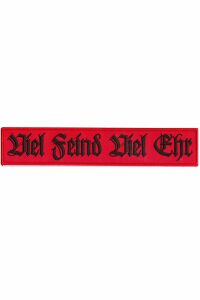 VARG „Viel Feind Viel Ehr“ Patch - Rot