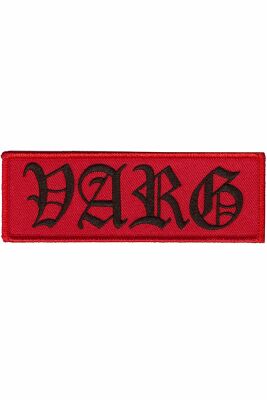 VARG Logo Patch – Rot/Schwarz