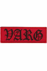 VARG Logo Patch – Rot/Schwarz