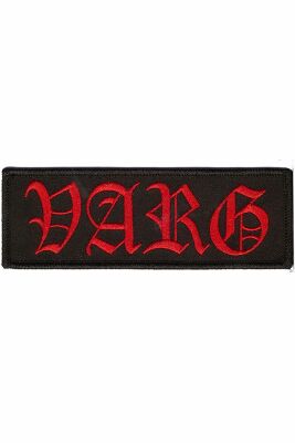 VARG Logo Patch - Schwarz/Rot