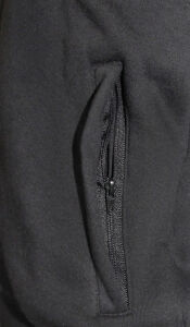 ROCK-IT heavy zipped hoodie with side pockets