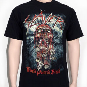 Slayer - World Painted Blood Skull T-Shirt