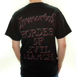 Immortal - Damned In Black T-Shirt - Medium