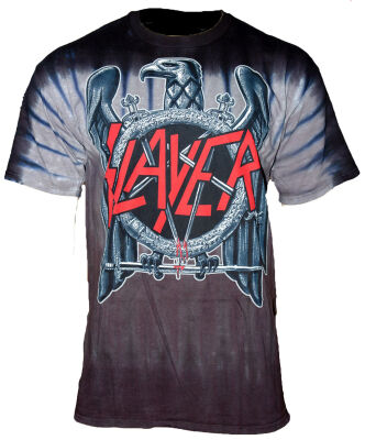 Slayer - Black Eagle Tiedye T-Shirt