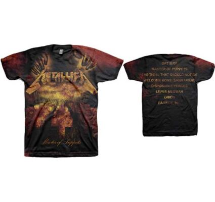 Metallica - Master of Puppets allover T-Shirt - Small