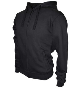 Heavy Zipped Hoodie mit Seitentaschen