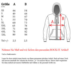 Heavy Zipped Hoodie mit Seitentaschen