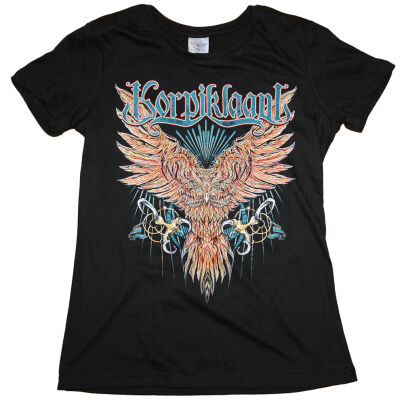 Korpiklaani - Owl backprint Girlie T-Shirt
