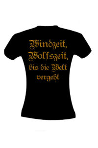 VARG - Wolfszeit Girlie T-Shirt Small