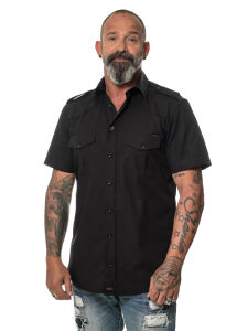ROCK-IT Apparel Herren Kurzarm Hemd - 100% Baumwolle -...