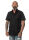 ROCK-IT Apparel Herren Kurzarm Hemd - 100% Baumwolle - Urban Style Large Schwarz