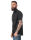 ROCK-IT Apparel Herren Kurzarm Hemd - 100% Baumwolle - Urban Style Large Schwarz