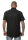 ROCK-IT Apparel Herren Kurzarm Hemd - 100% Baumwolle - Urban Style Large Schwarz