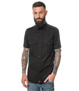 ROCK-IT Apparel Herren Kurzarm Hemd - 100% Baumwolle -...