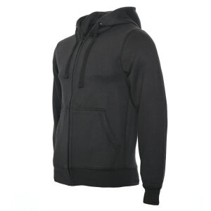 Heavy Zipped Hoodie HZH01FB Schwarz 4XL