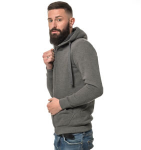 ROCK-IT Apparel Herren Winter Zipper Hoodie, Kapuzenjacke, gefütterter Torso, mit Reißverschluss und Taschen, weicher Stoff, Größen S-5XL, Sweatjacke