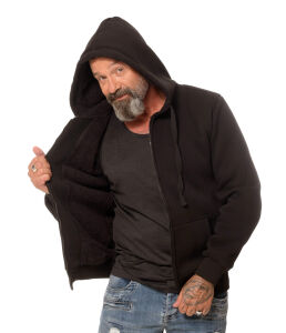 ROCK-IT - Winter Hoodie  Black