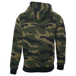 Camouflage zipped Hoodie 5XL Green/Brown