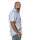 ROCK-IT Apparel Herren Kurzarm Hemd - 100% Baumwolle - Urban Style Large Hellblau