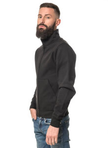 Heavy zipped Sweater XS Schwarz