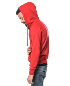 Heavy zipped Hoodie slim fit XL Red