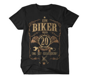 Biker Geburtstags T-Shirt