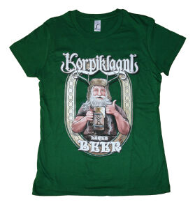 Korpiklaani - Beer Beer green Girlie Shirt